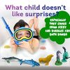 Bath Bombs for Kids with Surprise Inside SEA Animals Toys- Natural and Safe Bath Bombs Gift Set for Girls & Boys - Multicolored Organic Bubble Bath - Made in USA - Gift for Easter