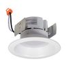Nora NOX-432 4" Onyx, Round LED Baffle (White)