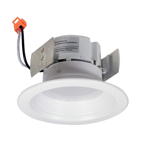 Nora NOX-432 4" Onyx, Round LED Baffle (White)