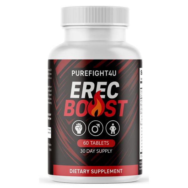 Erec Boost – Maximize Energy, Stamina & Vitality Support Supplements, 60 Tablets