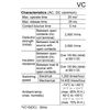 NEW - NAIS AROMAT VC20-1A-AC120V