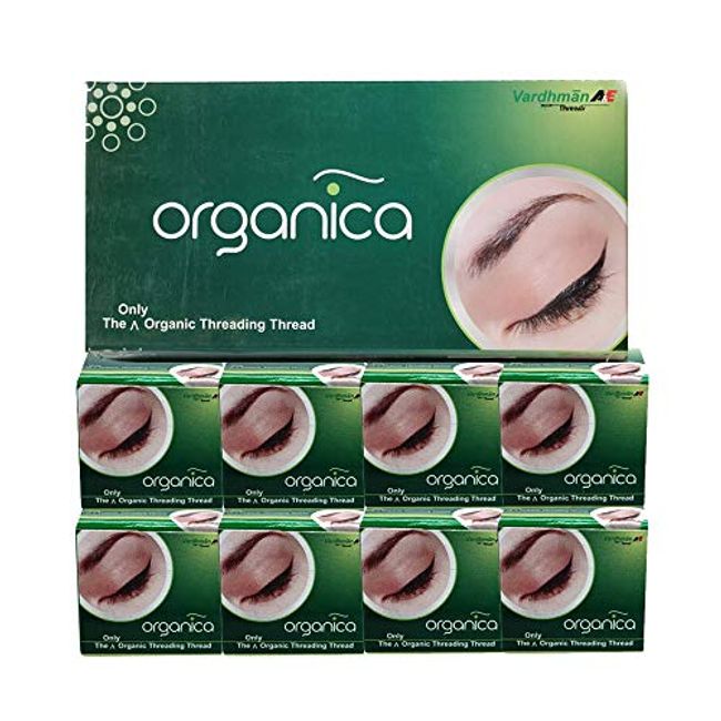 ORGANICA 40 Spool x 300m Organica Organic Cotton Eyebrow Threading Thread -  India