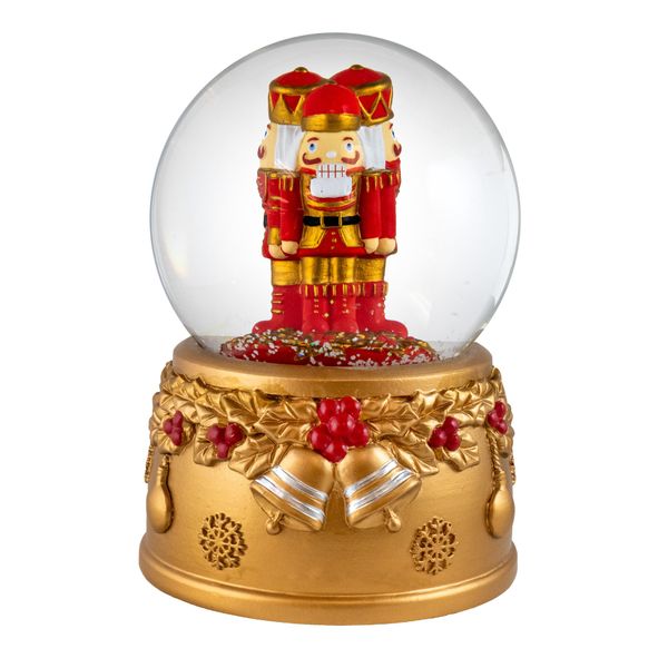 Holiday Decorations Nutcracker Water Globe by San Francisco Music Box
