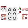6 Pack Microfiber Mop Replacement Heads for Spin Mop Tiles Hardwood Floors