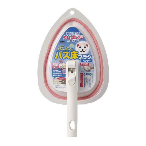 Yamazaki Sangyo 157877 Bath Cleaning Brush Handy Unit Bath Bon-kun, Pink