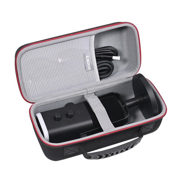 RLSOCO Hard Case for FIFINE USB/XLR & Rode PodMic Cardioid Dynamic Microphone (Case Only)