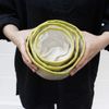 Ancient Wisdom Set of 3 Natural Jute Baskets - Olive