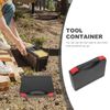 Angoily Plastic Carrying Case Small Hard Case Tool Carry Box Portable Tool Storage Case Waterproof Camera Protective Case File Organiser Boxes Black