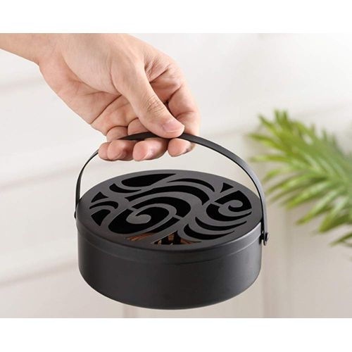 XIAXIN ZA-401Am Wind Design Steel Mosquito Trap Incense Holder for Camping Insect Repellent Bedroom Interior Bedroom Case
