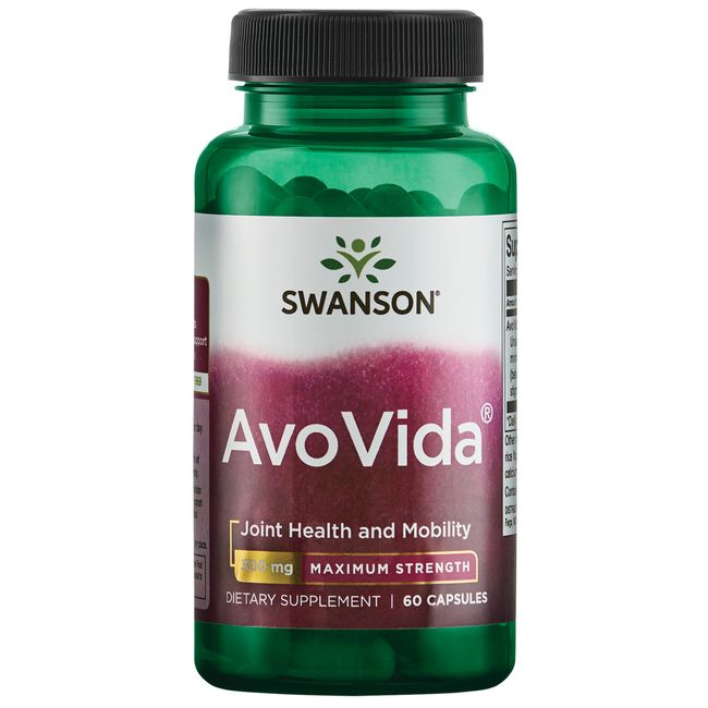 Swanson AvoVida Maximum Strength Capsules, 300 mg, 60 Count