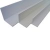 B&T Metal Plastic Angle Hard PVC White in Various Sizes
