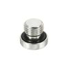 PATIKIL M10*1 Internal Hex Head Pipe Fitting Plug, 3 Pack Male Thread 45# Steel Socket Plug with Sealing Ring for Terminate Pipe Ends