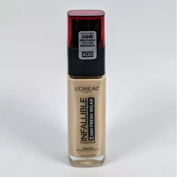 L'Oreal Infallible Fresh Wear Foundation w/ SPF 25 400 **READ DESCRIPTION*