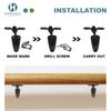 Heavy Duty Handrail Bracket Oil Rubbed Bronze Black, 3 Pack | HOWTOOL