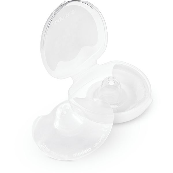 Medela Contact Nipple Shields - BPA , made from ultra-thin soft silicone, includes 2 shields and case, 16mm, small