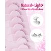 Half Lashes Natural Half Eyelashes Wispy Corner End Lashes HE-25