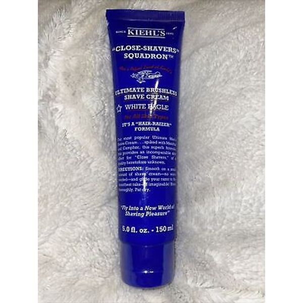 Kiehl’s Close-Shavers Squadron Brushless Shave Cream White Eagle 150ml 5oz, New