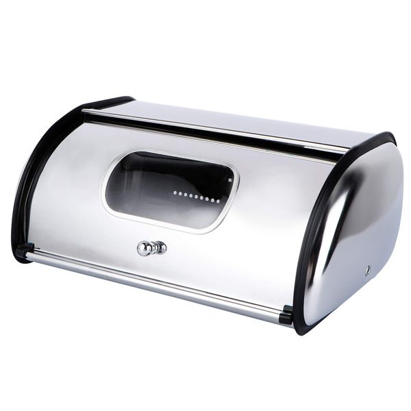 UPKOCH Bread Keeper Stainless Steel Bread bread bin bread bins for kitchen bread box Box Bread Bin Bread Holder