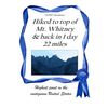 CafePress Mt. Whitney Round 4" MDF Holiday Ornament