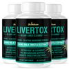Livertox- Liver Support- 3 Bottles- 180 Capsules