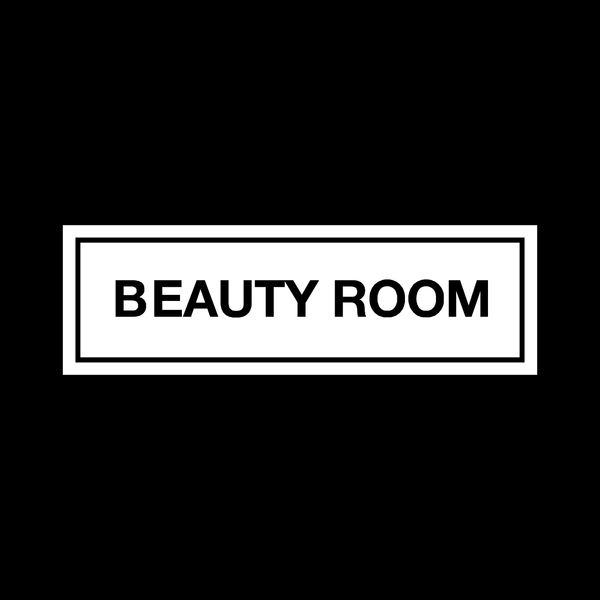 Beauty Room Plastic Door Sign