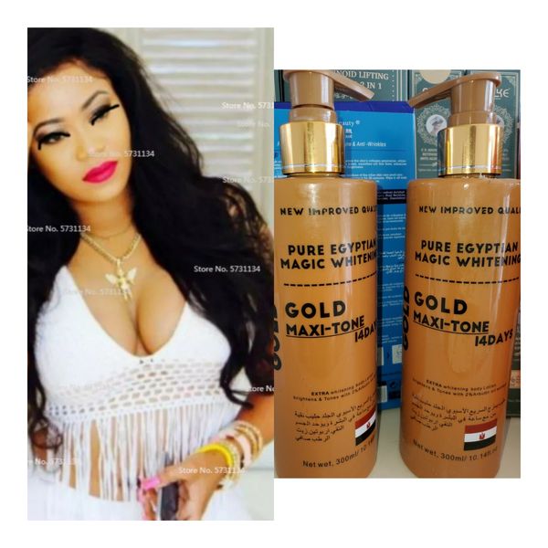 Pure egyptian maxitone lotion for face & body 300ml bottle. 14days