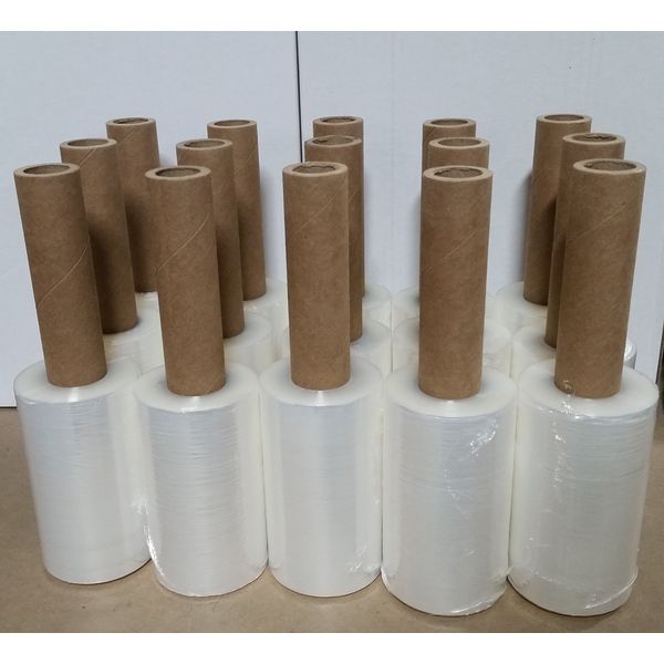 5" x 1000' Extended Core Bundling Stretch Wrap 12 Rolls/cs by The Boxery