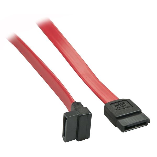 Lindy 0.7m SATA Internal Cable 7 Pin To 90 Deg 7Pin