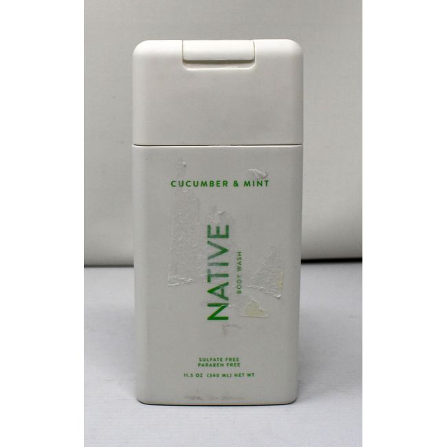 Native Cucumber & Mint Body Wash 11.5 Ounce