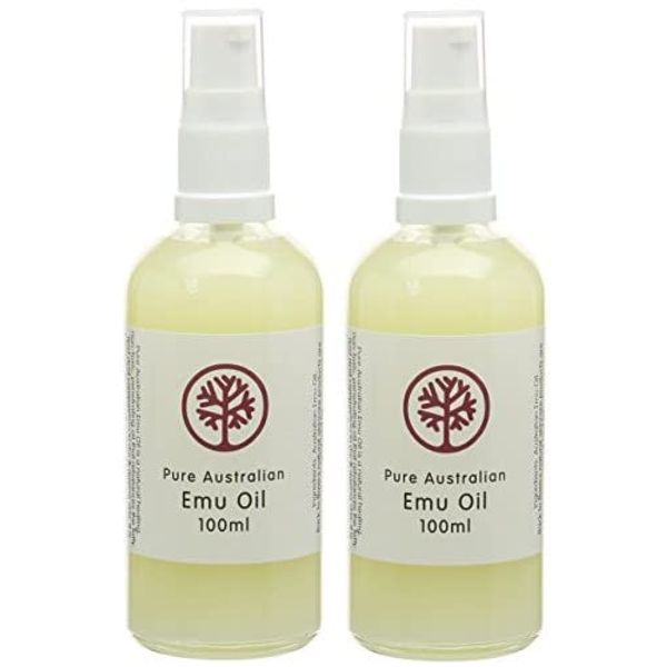 50ml Bottle of Pure FREE RANGE Australian EMU Oil - Pack of 2