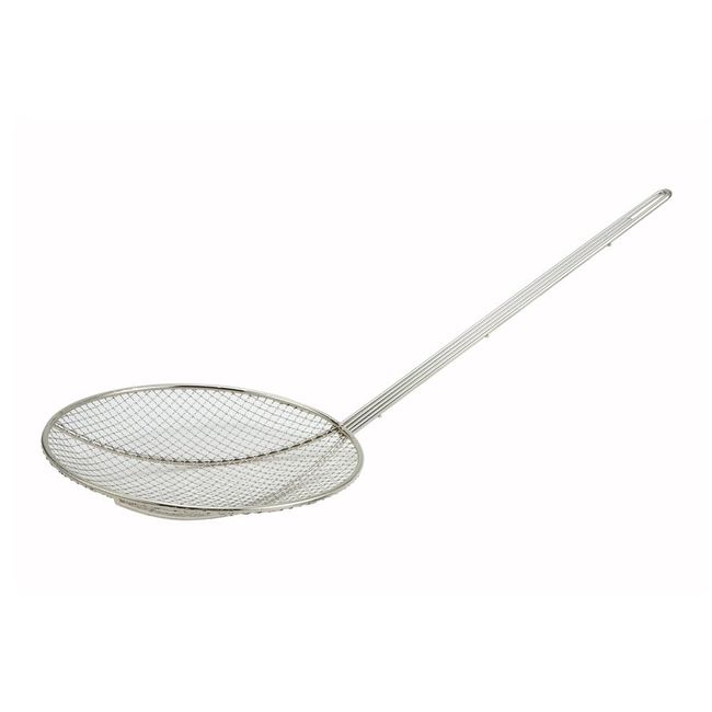 Winco Round Wire Skimmer, 6-Inch, Nickel