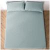 4ft Fitted Bed Sheet- Polycotton Small Double Fitted Sheet with Elasticated Corners- Machine Washable, Breathable Fitted Sheets- Duck Egg