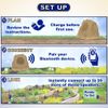 Theater Solutions Wireless 120W Rechargeable Bluetooth Rock Speaker Pair Sand