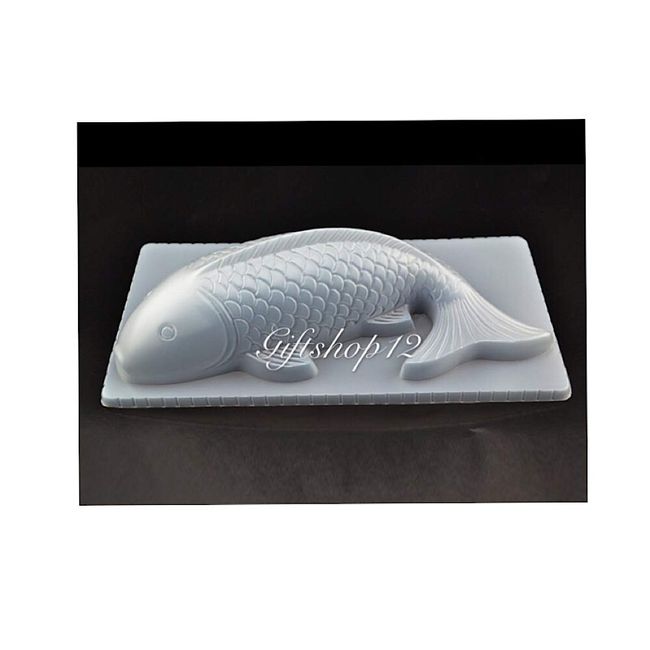 Giftshop12 Plastic Koi Fish Goldfish Shaped Mold Size Large 12-Inch