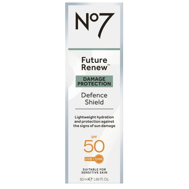 Generic BOOTS NO7 FUTURE RENEW DAMAGE PROTECTION DEFENCE SHIELD SPF50