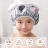 Bath Reusable Shower Caps Designed for Baby, Kids, Children,Long/Thick Hair, Cute, Waterproof, Cartoon Animal, Double Layer Bathing Hat for Boys, Girls, Women(Yellow Chicken; Cute Kaola )