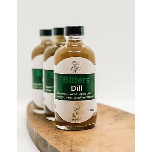 Dill Bitters (4oz): Blood Sugar, Liver Health, Serotonin, Apple Cider Vinegar