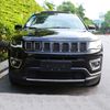 Vehicle Front Grille Grill Covers Inserts Frame Trims for Compass 2017-2020 (Black)