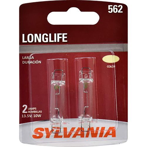 SYLVANIA 562 Long Life Miniature Bulb, (Contains 2 Bulbs)