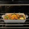Maker Homeware Indoor Rectangle Steam Grill Pan- Oven Save!