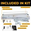 LED Under Cabinet Lighting Hardwired - 3CCT 24 Inch White Finish - Undercabin...