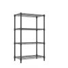 4 Tier Wire Storage Shelf Adjustable Heavy Duty Garage Shelving Kitchen Rack 60"