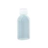 5 B-Shaped Dosing Bottles, White, 2.4 fl oz (60 ml)
