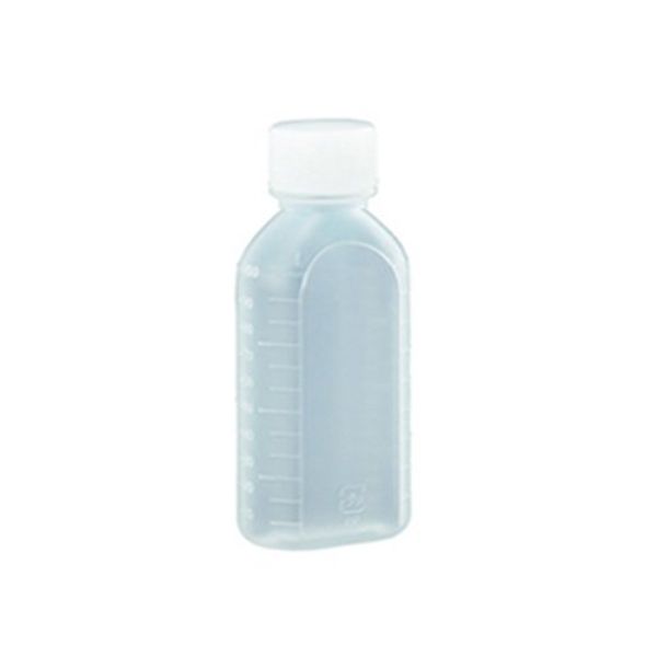 5 B-Shaped Dosing Bottles, White, 2.4 fl oz (60 ml)