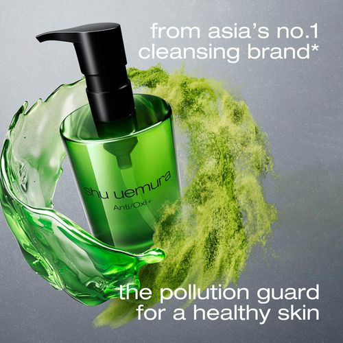 shu uemura AntiOxi+ Clarifying Cleansing Oil, Makeup Remover and Facial Cleanser to Combat Dullness and Impurities, 5.07 Fl. Oz.