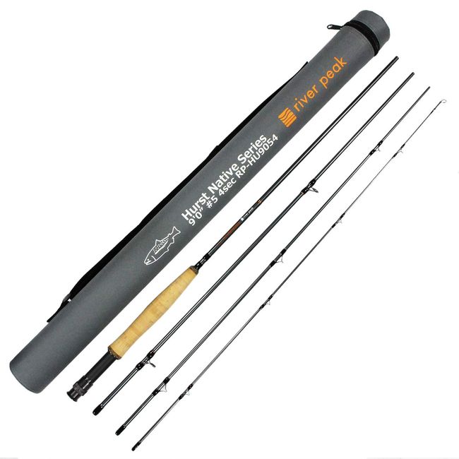 river peak Hurst Native 4-Piece Carbon Rod (9'0" #5 RP-HU9054)