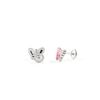 925 Sterling Silver butterfly Girls Earrings