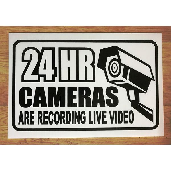 24 HR. CAMERAS ARE RECORDING LIVE VIDEO