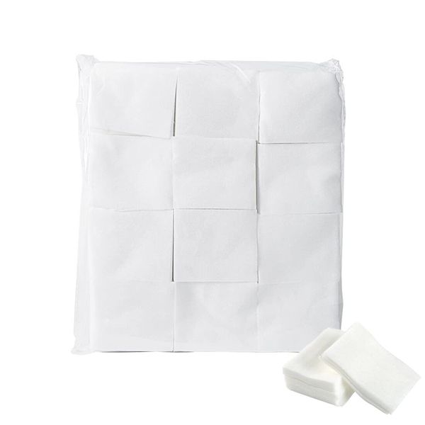 1200Pcs Premium Cotton Pads Non-Woven Makeup Remover Pads Square Cosmetic Cotton Pads Makeup Facial Cleansing Cotton Pads Good Absorbing Lint-Free