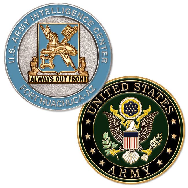 U.S. Army Intelligence Center, Fort Huachuca, AZ Challenge Coin